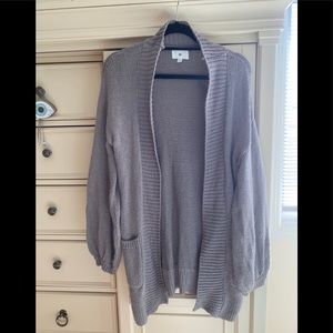 Nordstrom puff sleeve cardigan